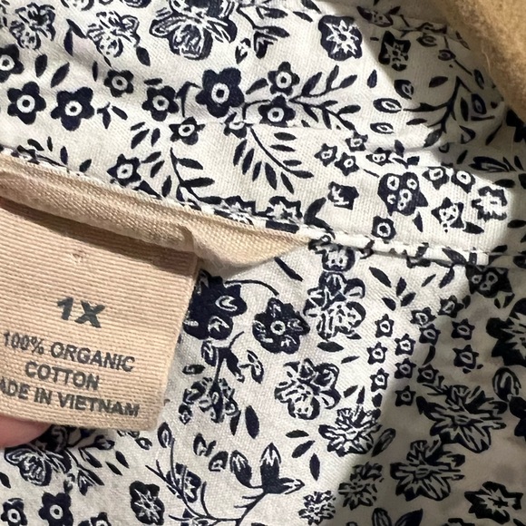DULUTH 100% Organic Cotton, Floral, Long Sleeve , Button Down Shirt - Picture 10 of 12